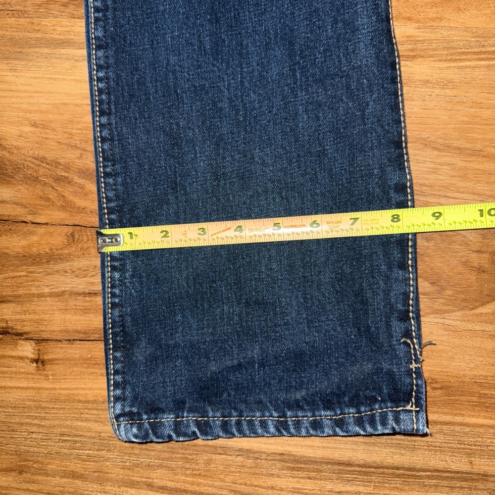 Wrangler CASH Jeans Women 7/8 Long Mid Rise Boot Cut 36" inseam No Gap Waistband - Picture 11 of 14
